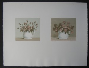 Roses before and after. 50x65cm. 1977.